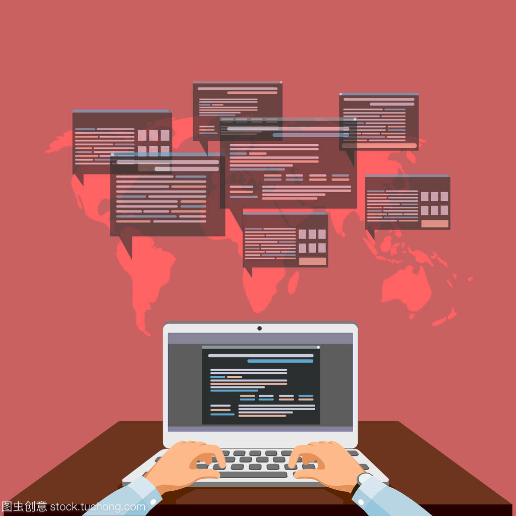 人在計算機上,工作于網絡,發展的程序提供,矢量圖的概念
